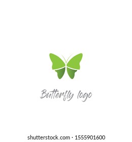 Vector Butterfly conceptual simple colorful icon Logo Vector Animal