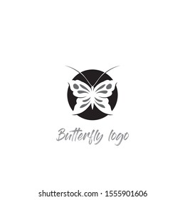 Vector Butterfly conceptual simple colorful icon Logo Vector Animal