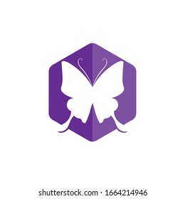 Vector Butterfly conceptual simple colorful icon