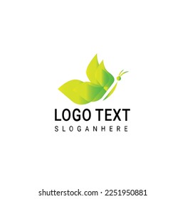 Vector - Butterfly conceptual simple icon. Logo. Vector illustration