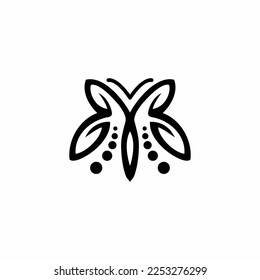 Vector - Butterfly konzeptuelles, einfaches Symbol. Logo. Vektorgrafik. Logo-Design-Symbol für Schmetterlinge