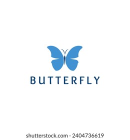 Vector - Butterfly konzeptuelles, einfaches Symbol. Logo. Vektorgrafik
