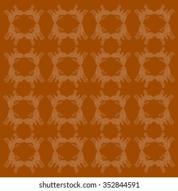 Vector butterfly and flowers pattern.
