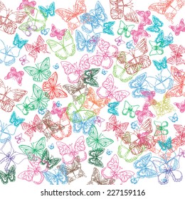 vector butterfly insect art white decorative color 