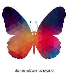 vector butterfly insect art white color fly