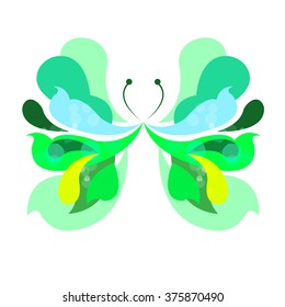 vector butterfly insect art white decorative color 