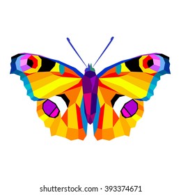 vector butterfly insect art white decorative color 