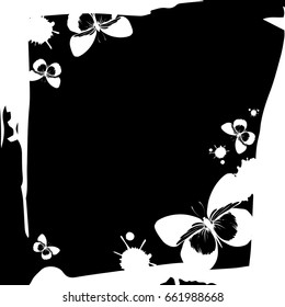 vector butterfly insect art white color fly graphic