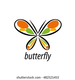 vector butterfly logo