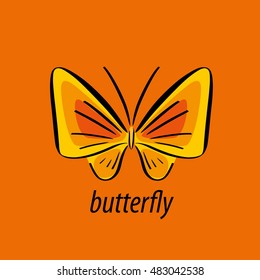 vector butterfly logo