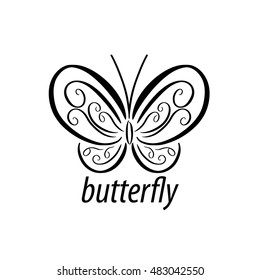 vector butterfly logo
