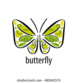 vector butterfly logo