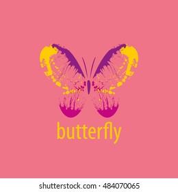 vector butterfly logo