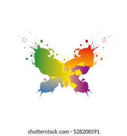 vector butterfly logo