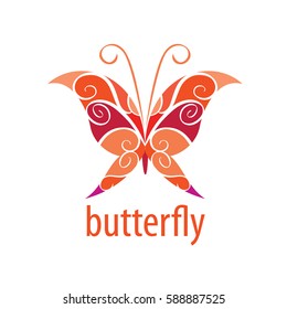 vector butterfly logo