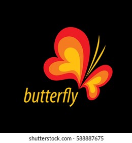 vector butterfly logo