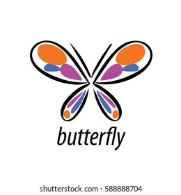 vector butterfly logo