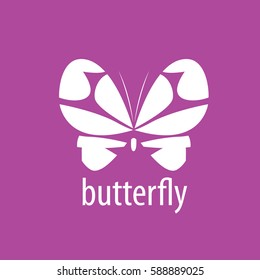 vector butterfly logo