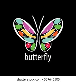 vector butterfly logo