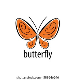 vector butterfly logo