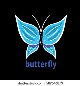 vector butterfly logo