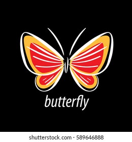vector butterfly logo