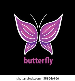 vector butterfly logo