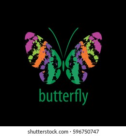 vector butterfly logo