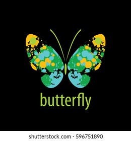 vector butterfly logo