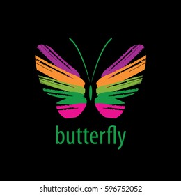 vector butterfly logo