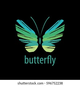 vector butterfly logo