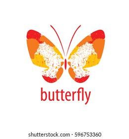 vector butterfly logo