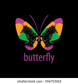 vector butterfly logo