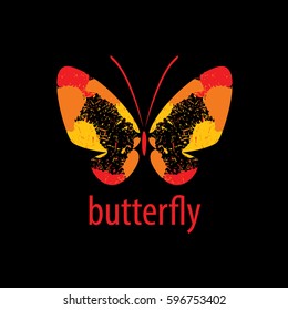 vector butterfly logo