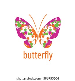 vector butterfly logo
