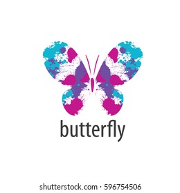 vector butterfly logo