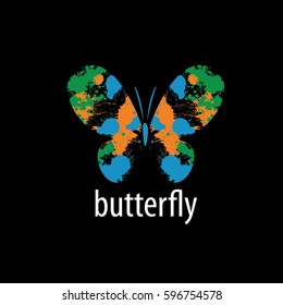 vector butterfly logo