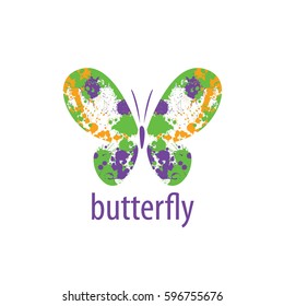 vector butterfly logo