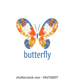 vector butterfly logo