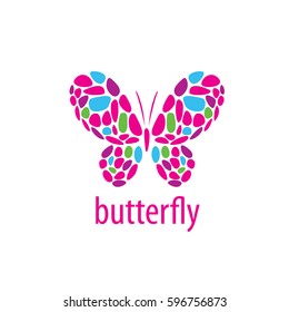 vector butterfly logo