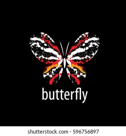 vector butterfly logo