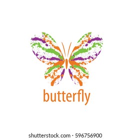 vector butterfly logo