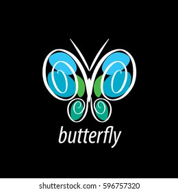 vector butterfly logo