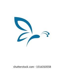 vector Butterfly logo template. simple  illustration