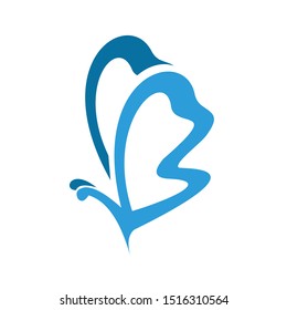vector Butterfly logo template. simple  illustration