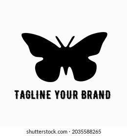 Vector butterfly logo that is suitable for use as a brand logo