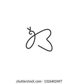 vector of butterfly logos with the initials "JB".