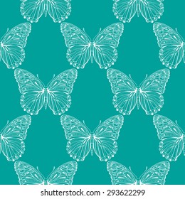 vector butterfly  pattern