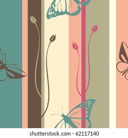 Vector butterfly pattern