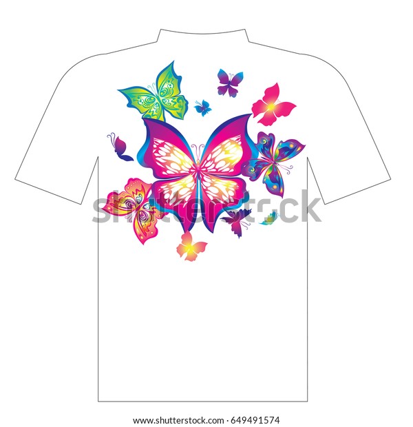 Vector Butterfly Routine Printable Summer time Garments Inventory graphic relating to T Shirt Pattern Printable known as Vector Butterfly Habit Printable Summer time Garments Inventory